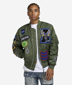 Nylon Patch Jacket