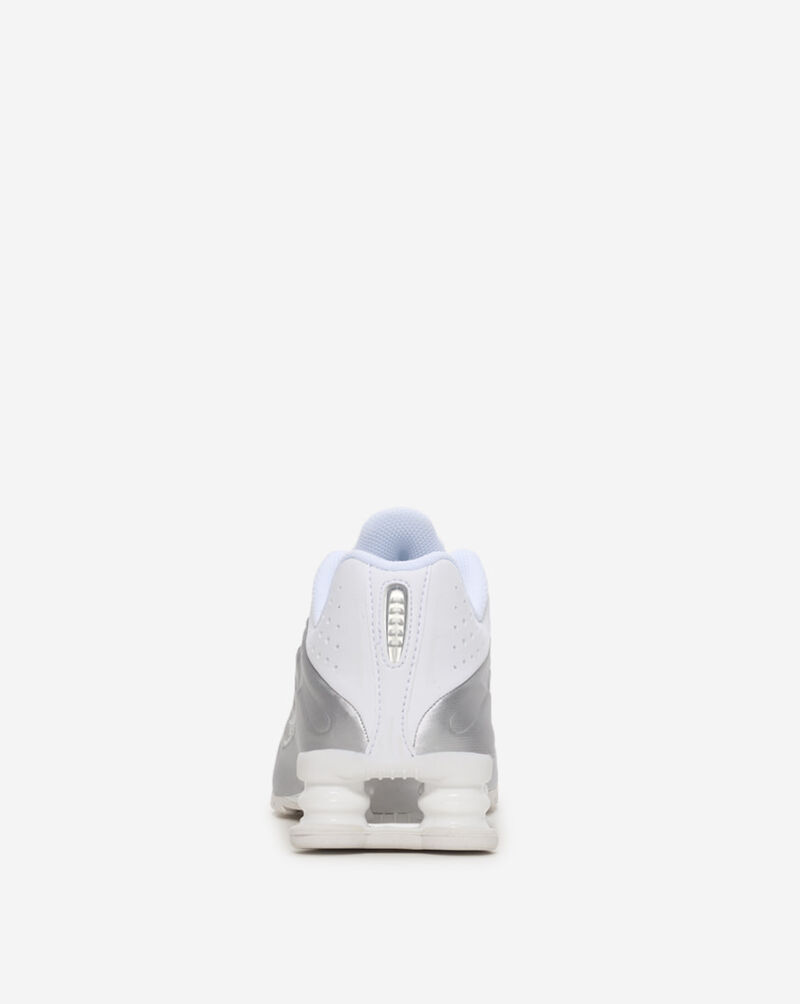 Nike Big Kids' Shox R4 CW2626-101 White 5