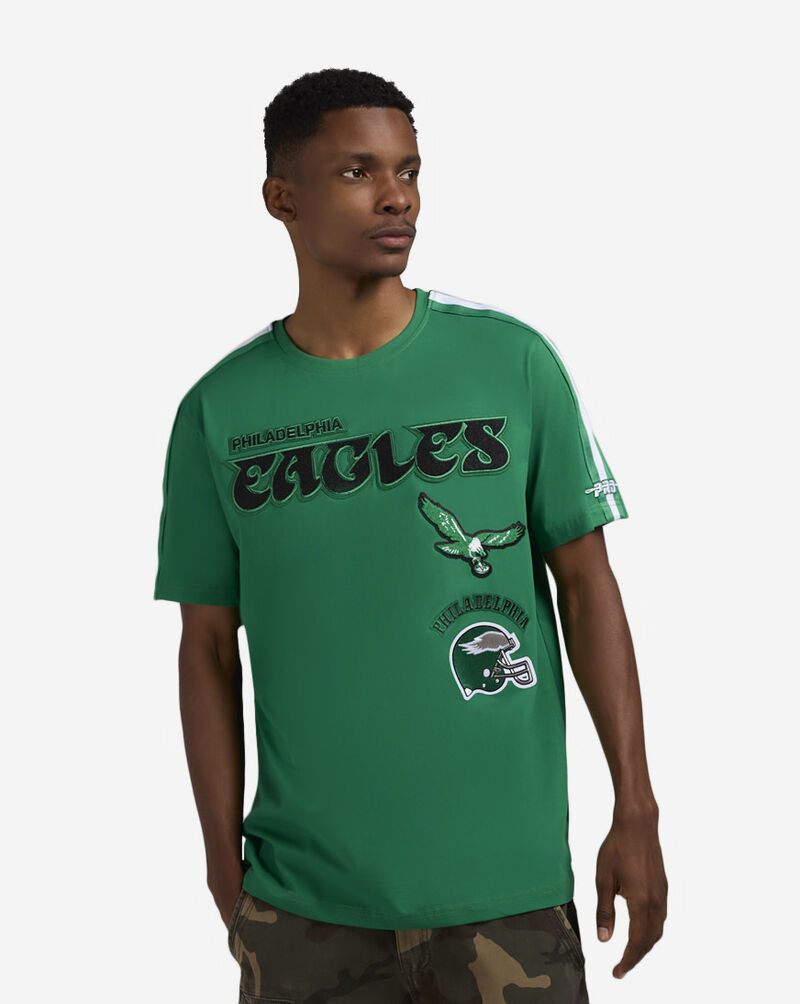 PRO STANDARD Philadelphia Eagles Retro Classic Striped Tee FPE143524-KGR Green 1
