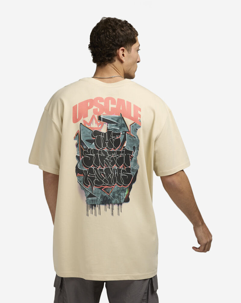 Upscale Hooded Tagger Tee MTUS192-00208 Beige 2