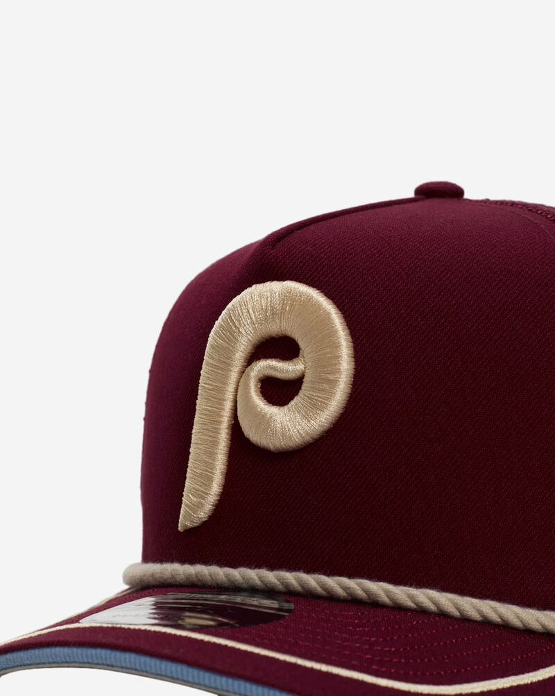 New Era 9Fifty Philadelphia Phillies Rope A-Frame Snapback Hat 60641313 Red 2