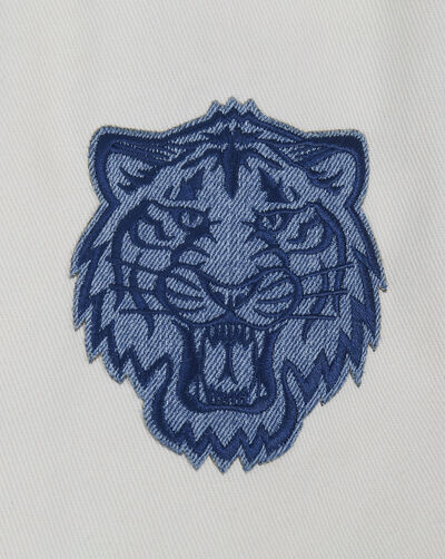 Detroit Tigers Varsity Blues Denim Varsity Jacket 