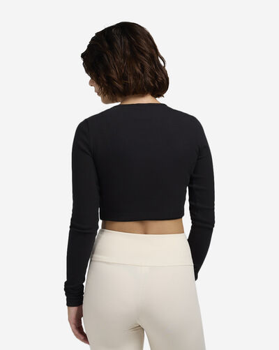 Essential Long-Sleeve Crop Top