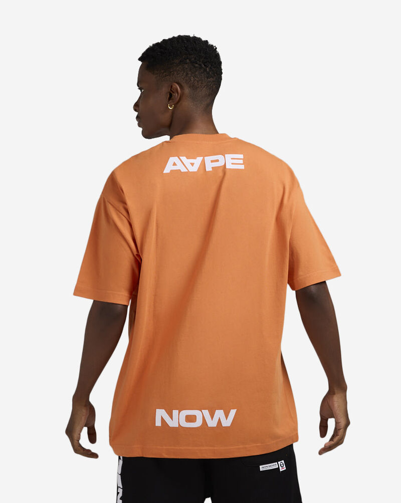 AAPE AAPE Clover Badge Tee AAPTEM1601XXO-ORL Orange 2