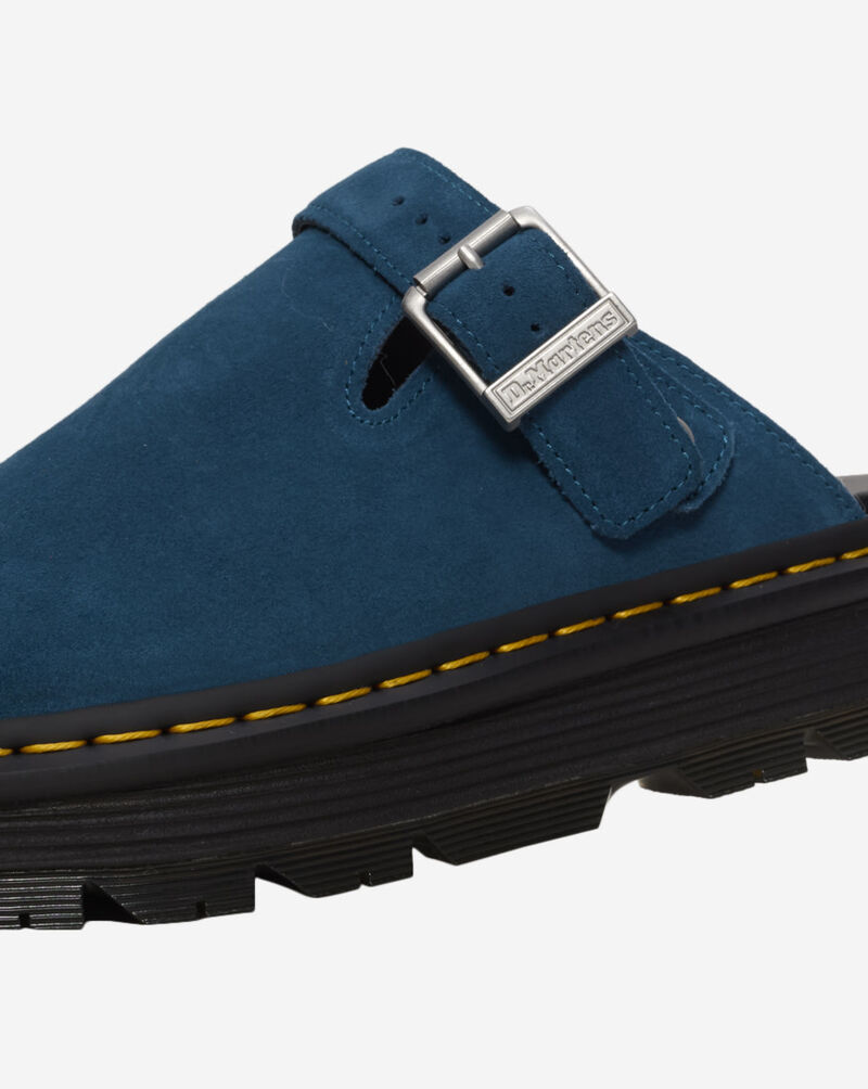 Dr. Martens Zebzag Suede Slingback Platform Mules 31937401 Blue 8