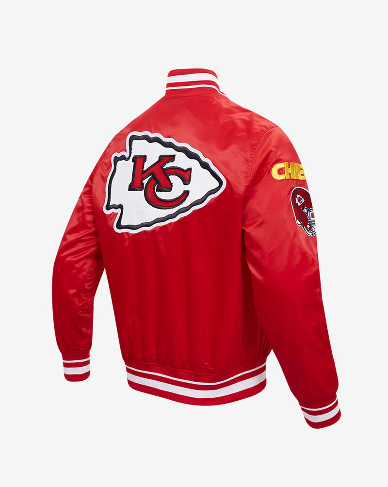 PRO STANDARD Kansas City Chiefs Mash Up Rib Satin Jacket FKC6410437-RED Red 5