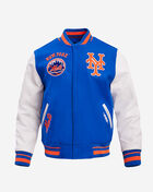 New York Mets Retro Classic Rib Wool Varsity Jacket