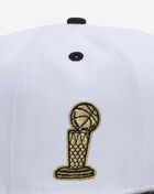 New Era 9Fifty New York Knicks Locker Room Finals Champions Snapback Hat 61046984 White 2