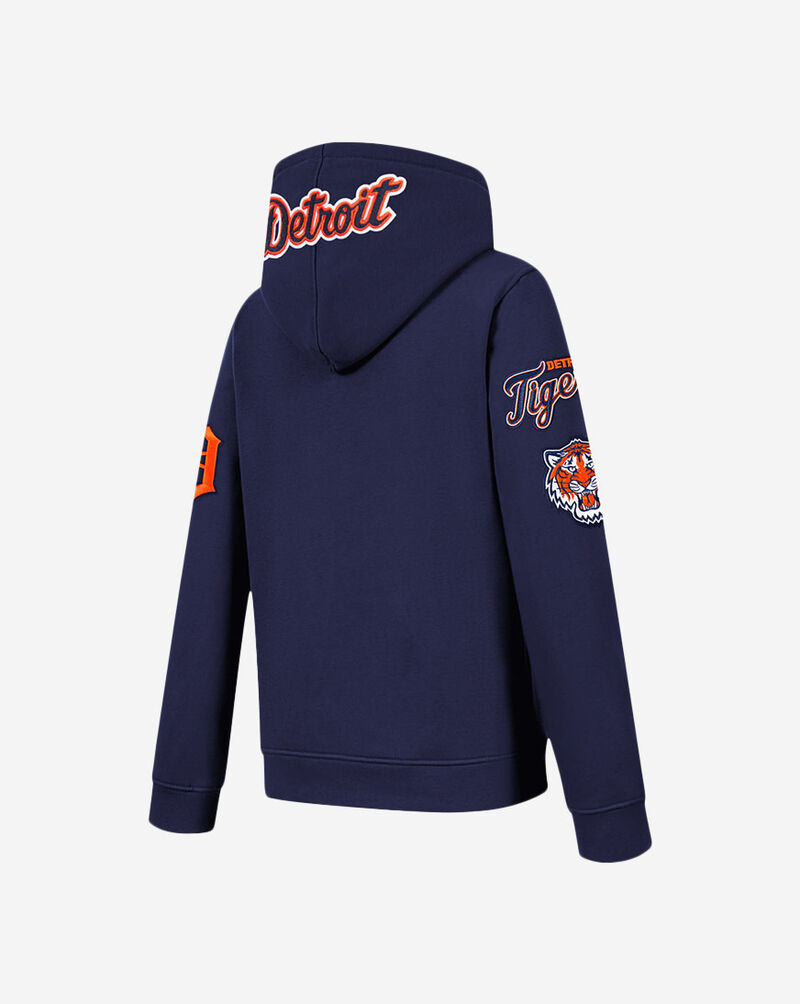 PRO STANDARD Big Boys' Detroit Tigers Classic Fleece Full-Zip Hoodie LDTB5315034-MDN Blue 3