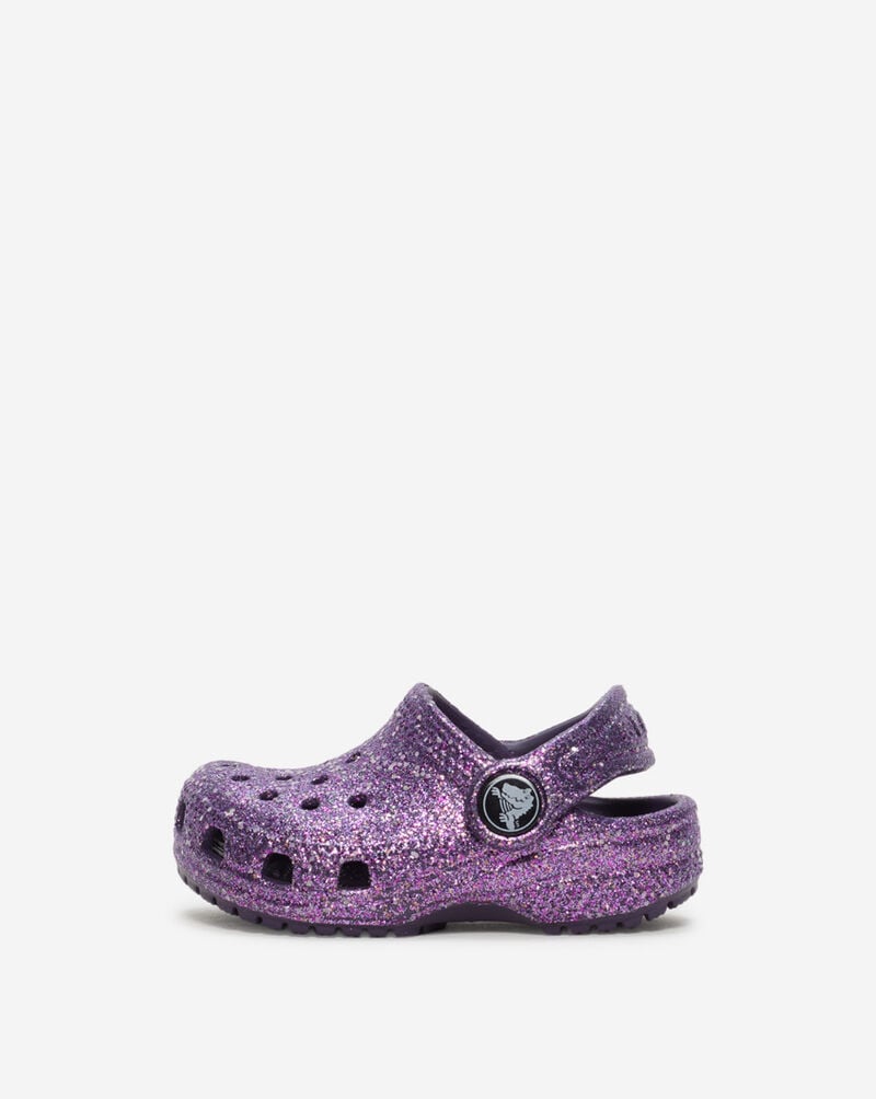 Crocs Toddler Classic Space Glitter Clog 210721-5AT Purple 1