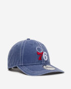 New Era 9Twenty Washed Philadelphia 76ers Adjustable Hat 60641325 Blue 1