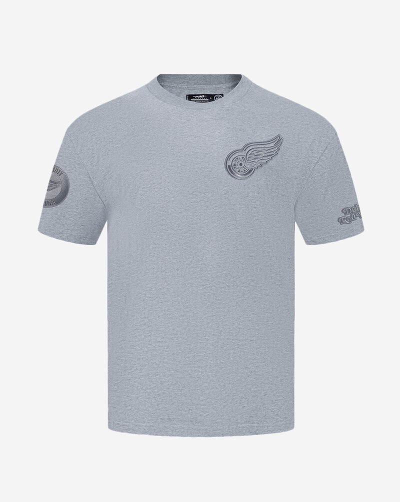 PRO STANDARD Detroit Red Wings Neutral Drop Shoulder Tee HDR164032-DHG Grey 1