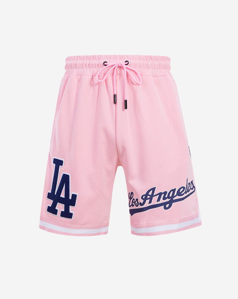 PRO STANDARD Los Angeles Dodgers Classic Chenille Double Knit Short LLD331605-PNK Pink 1