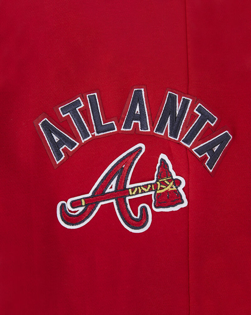 PRO STANDARD Atlanta Braves Classic Fleece Sweatpant LABG34345-RED Red 2