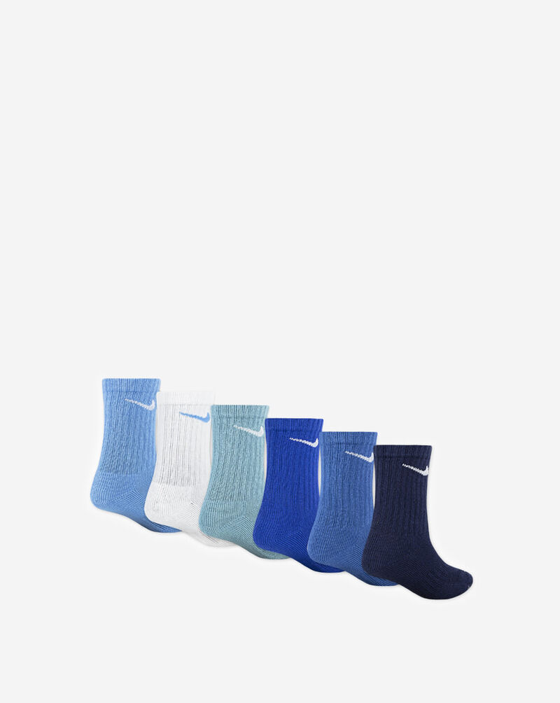 Nike Dri-FIT Performance Basic Crew Socks (5-7) UN0019-B9F Blue 3