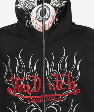 Kids' Eyeball Zip-Up Fleece Hoodie