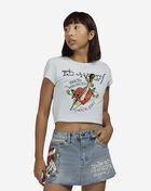 Twice Shy Rhinestone Baby Tee