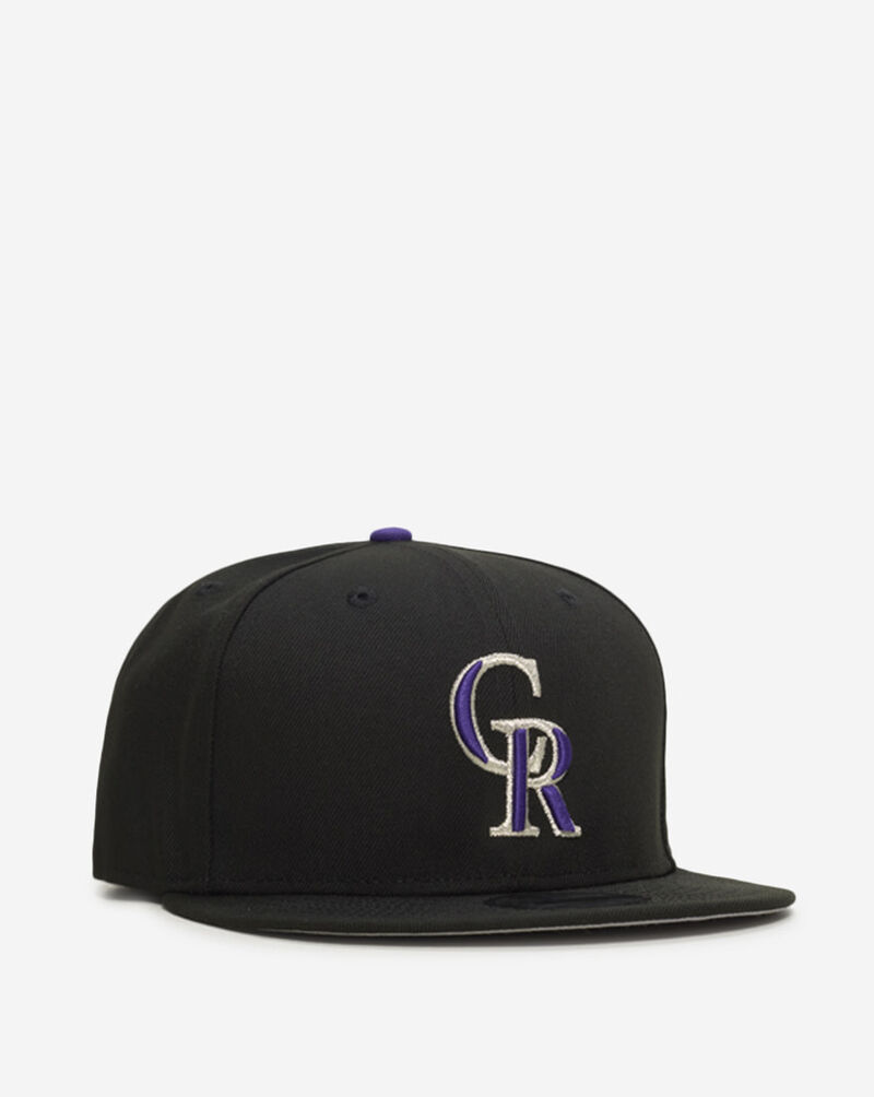 New Era 9Fifty Colorado Rockies Snapback Hat 11591059 Black 1