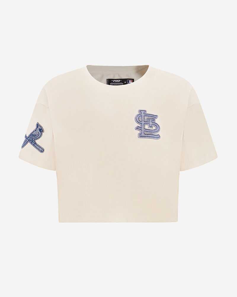 PRO STANDARD St. Louis Cardinals Varsity Blues Boxy Tee  LSCA39002-LIN cream 1