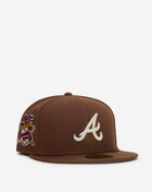 New Era 59Fifty Atlanta Braves Fitted Hat 70958571 Brown 1