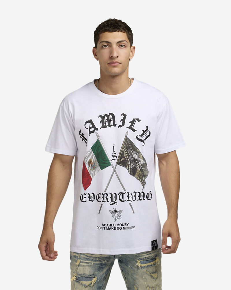 Hasta Muerte Family Is Everything Flags Tee HMFMLYERYMXTEE-WHT White 1