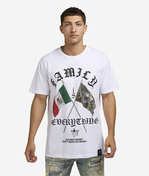 Family Is Everything Flags Tee