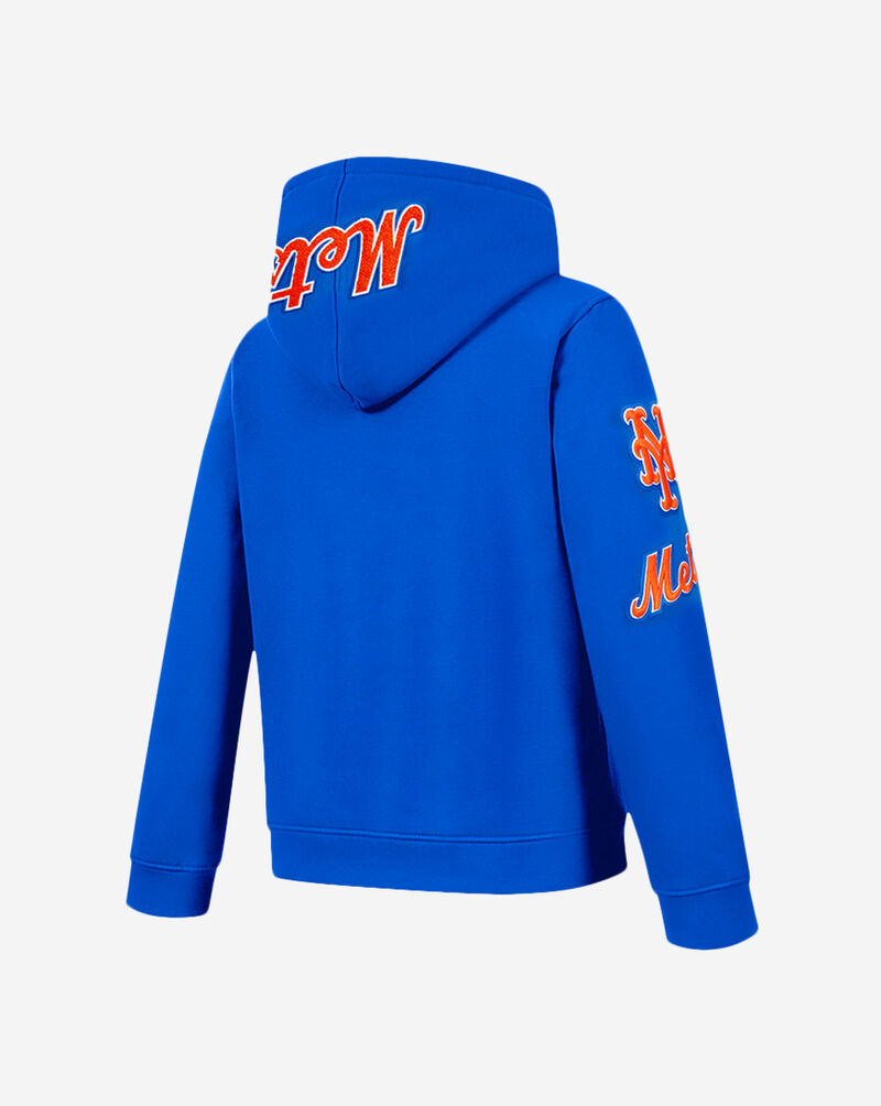 PRO STANDARD Big Boys' New York Mets Classic Fleece Full-Zip Hoodie LNMB5315045-RYB Blue 3