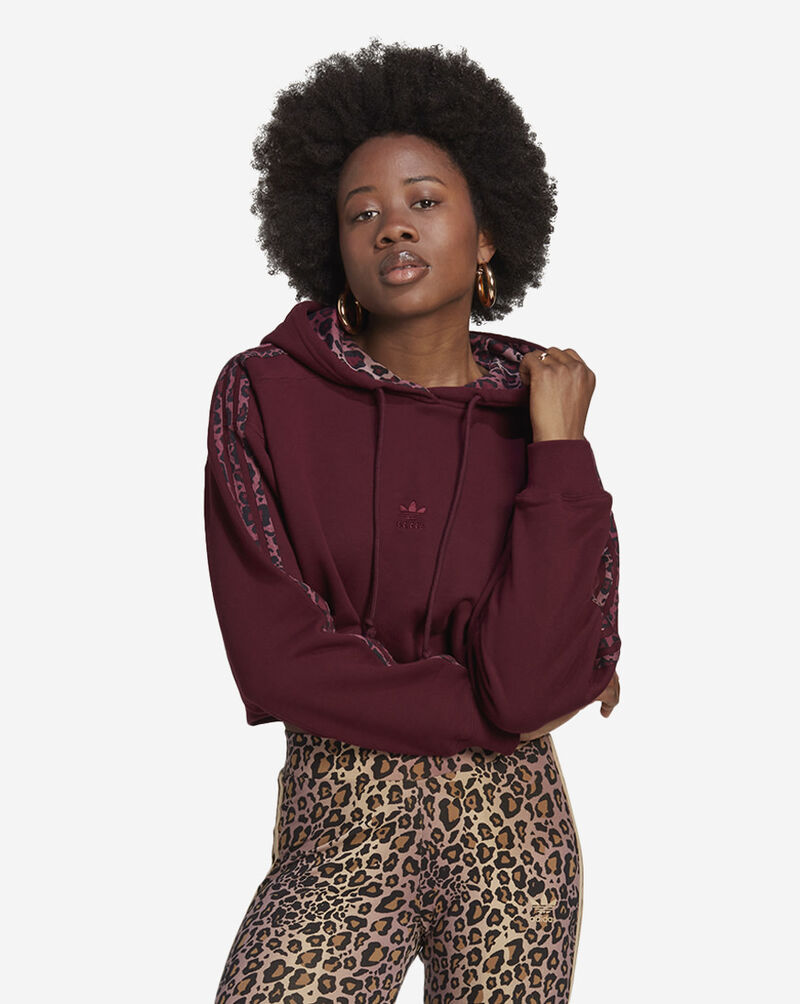 animal print adidas jumper