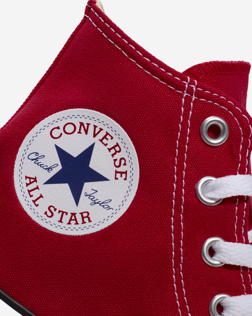 Shop Converse Grade School Chuck Taylor All Star Hi M9621J red