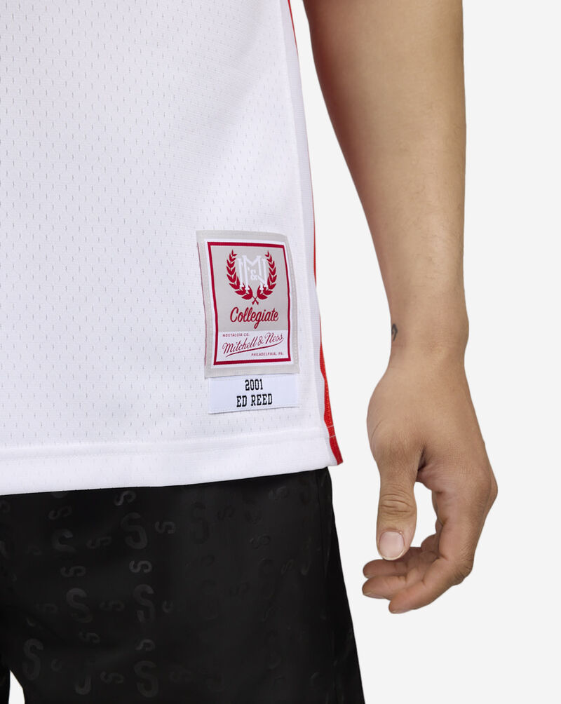 Mitchell  Ness Miami Hurricanes Ed Reed #20 Jersey JY13046-MIAWHIT White 3