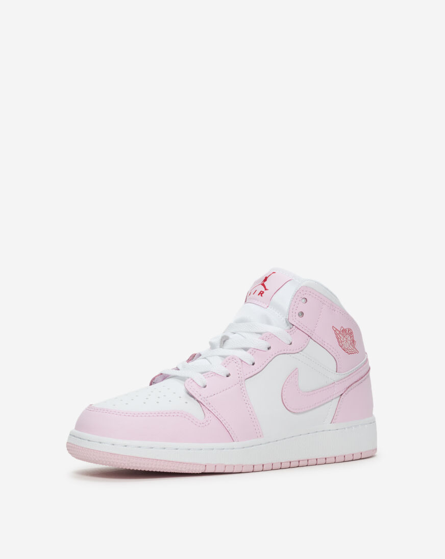 Shop Jordan Big Kids' Air Jordan 1 Mid DQ8423-608 pink | SNIPES USA
