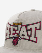 9Fifty Miami Heat Corduroy Golfer Hat