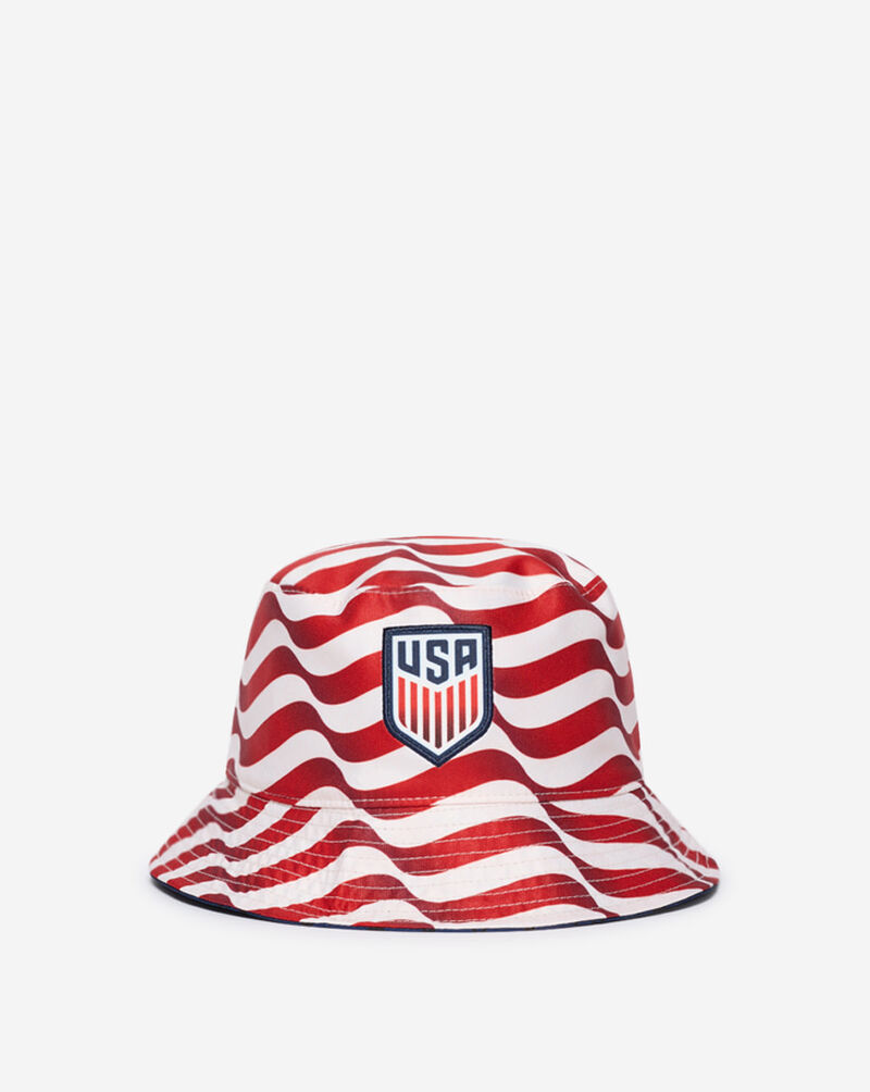 Nike USA National World Cup Soccer Reversible Bucket Hat C16987-USA Red 1