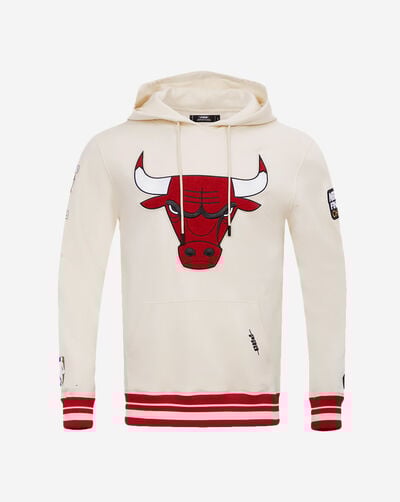 Chicago Bulls Retro Classic Fleece Pull Over Hoodie 