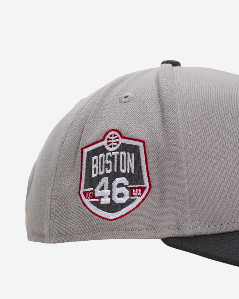 New Era 9Fifty Boston Celtics A-Frame Snapback Hat 70931904 Grey 2