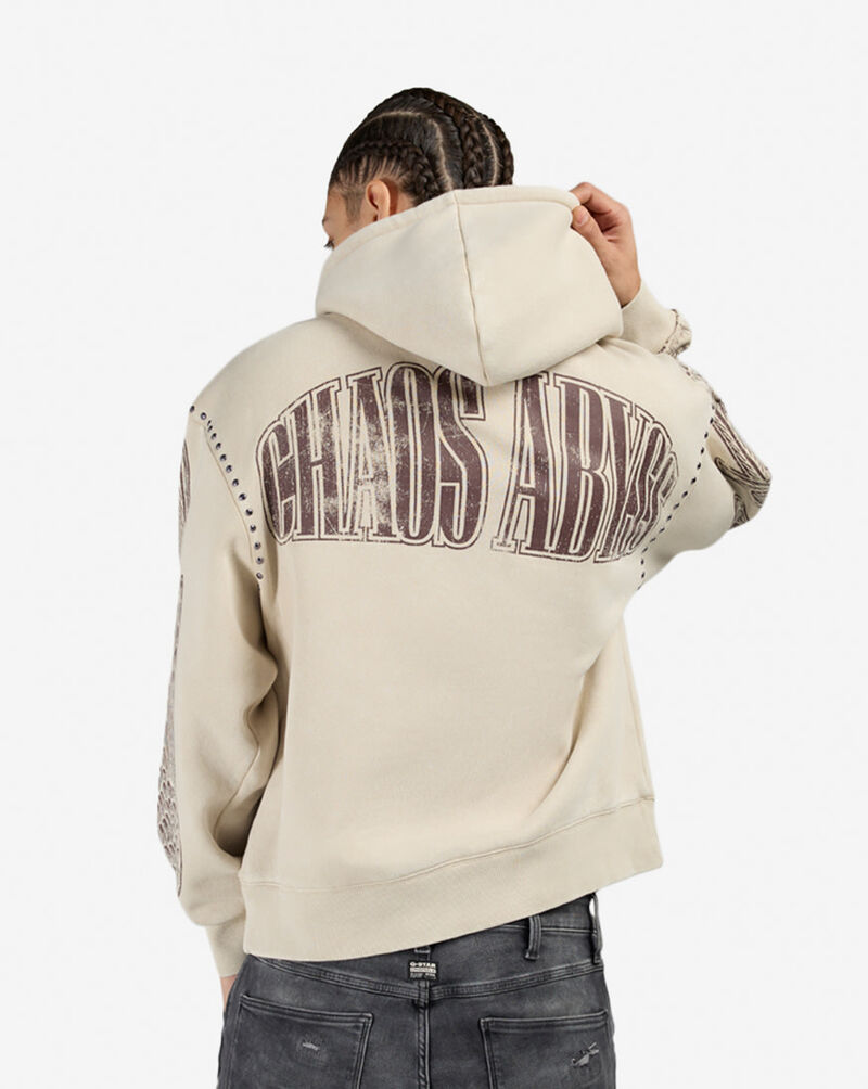 Smoke Rise Chaos Abyss Hoodie FO26S446SNZ-FEA Beige 2