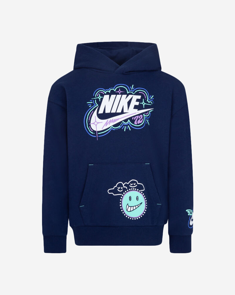 Shop Nike Pre-School NSW Art of Play Hoodie 86L102-U90 blue  