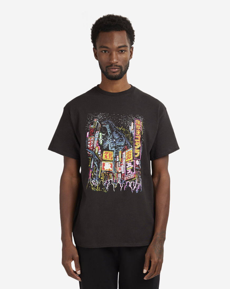 Shop Graphic Tees Godzilla Tokyo Tee 62-301-22 black