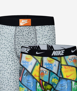 Big Kids' 2PK Printed Long Boxer Briefs