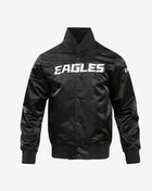 PRO STANDARD Philadelphia Eagles Big Logo No Fill Satin Jacket FPE6410204-BLK Black 1