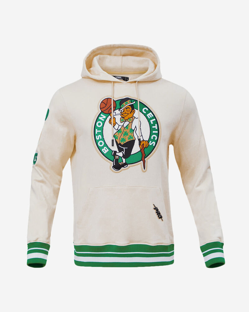PRO STANDARD Boston Celtics Retro Classic Fleece Pull Over Hoodie BBC555844-EKG cream 1