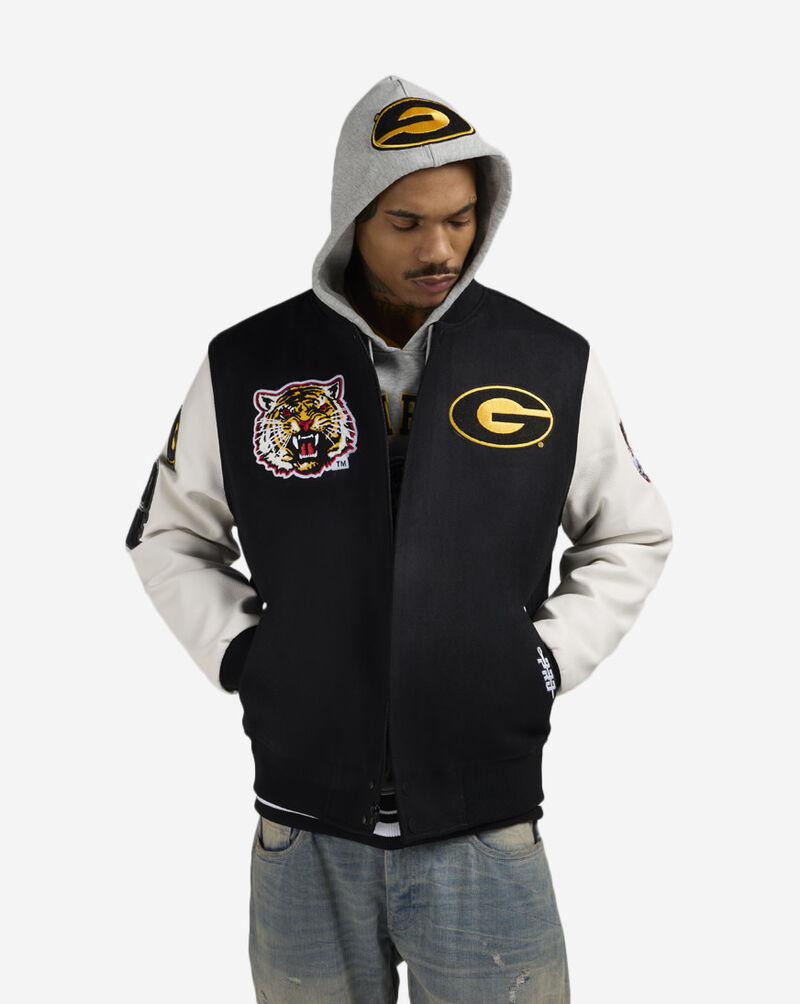 PRO STANDARD Grambling State University Classic Wool Varsity Jacket CGS670170-BLW Black 1