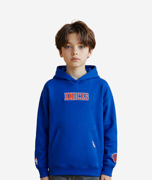 Big Boys' New York Knicks Wingspan Drop Shoulder Pullover Hoodie