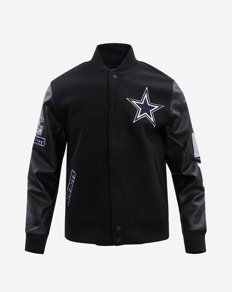 PRO STANDARD Dallas Cowboys Classic Wool Varsity Jacket FDC6410302-BLK Black 1