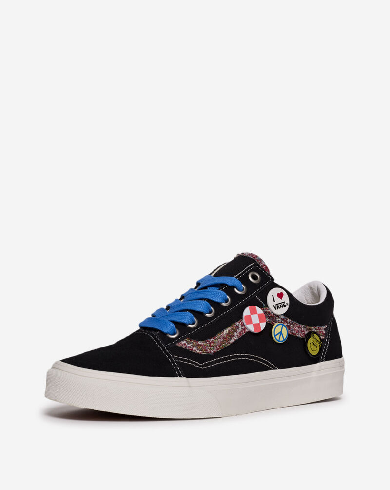 Vans Grade School Old Skool Pinned  VN000ECUBPQ Black 2