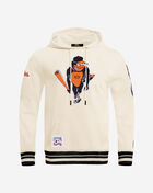 PRO STANDARD Baltimore Orioles Retro Classic Fleece Pull Over Hoodie LBO535485-EBK cream 1