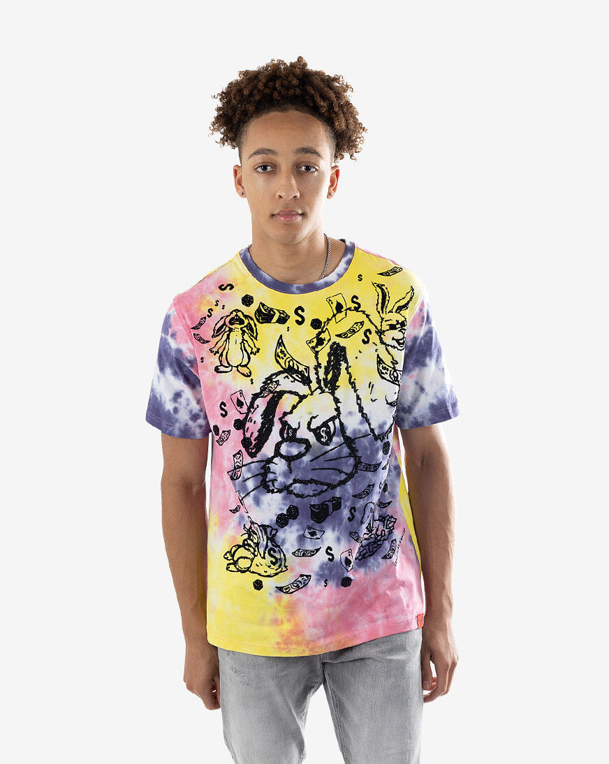 INDUSTRIAL INDIGO Tie Dye Graphic Tee 