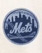 PRO STANDARD New York Mets Varsity Blues Fleece Pull Over Hoodie LNM539128-LIN cream 2