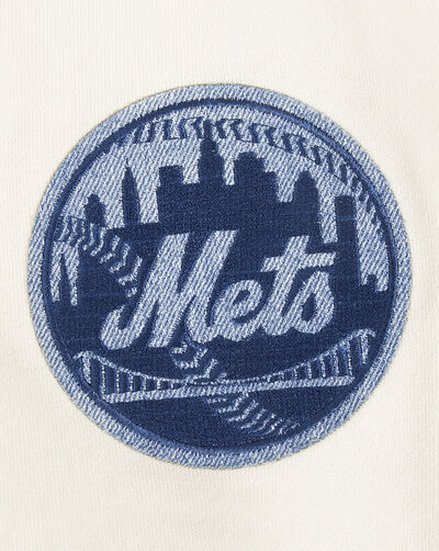 New York Mets Varsity Blues Fleece Pull Over Hoodie