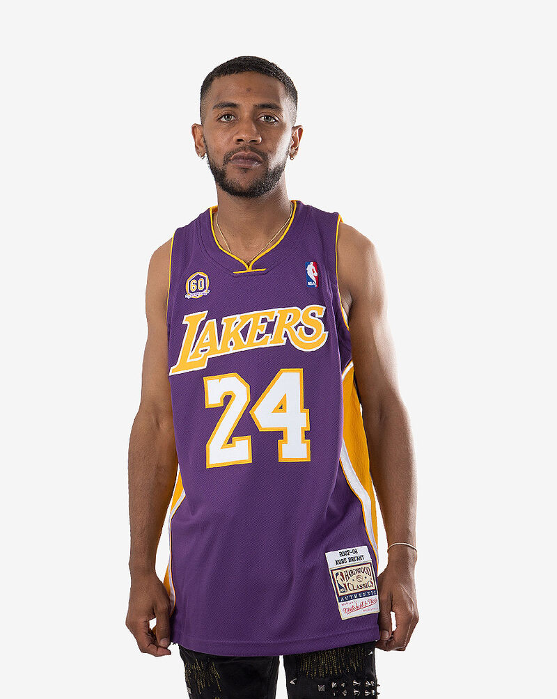 Mitchell & Ness Los Angeles Lakers Kobe Bryant 2007-2008 Authentic Jersey AJY4GS20002-LALPRGD07KBR Purple 1